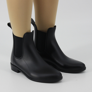 YL106 Stivali da Pioggia in PVC per <span class=keywords><strong>Donna</strong></span>, Impermeabili e Antiscivolo, Neri, alla Moda, per Uso Esterno - Product Image 6