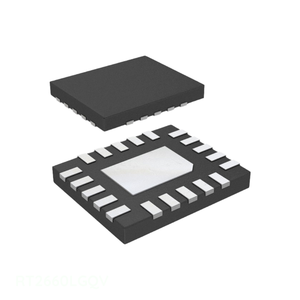 ชิ้นส่วนอิเล็กทรอนิกส์วงจรรวมสำหรับการจัดการพลังงานในช่องทางผู้ผลิต (PMIC) รุ่น RT2660LGQV IC REG BUCK ADJ 6A 20VQFN - Product Image 1