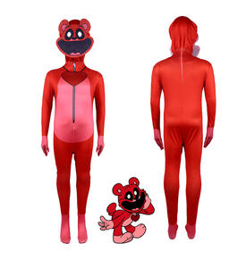 Smile Animals Bobby's Playtime Anime Cosplay Halloween Pappy Costumes Stage Show Performance Jumpsuit pour Adultes et Enfants - Product Image 4