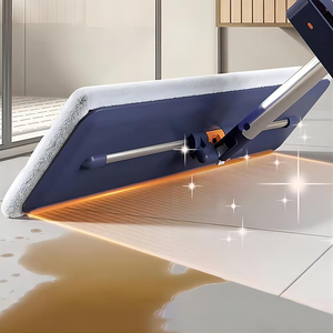 Sistema di Pulizia Pavimenti Ecologico e Riutilizzabile con Mop Piatto in Microfibra per Pulizia a Secco e Umido - Product Image 2