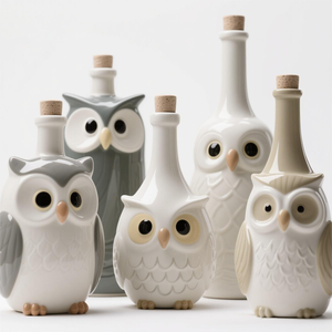 Reposacucharas de Cerámica con Forma de Búho. Diseño 3D Personalizado Pintado a Mano, Mantiene la Cocina y la Encimera Ordenadas Mientras se Cocina, Fácil de Limpiar. - Product Image 2