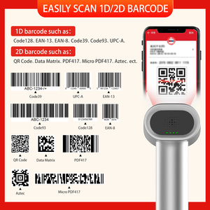 High Performance 2.4G Wireless <strong>Handheld</strong> <strong>Barcode</strong> <strong>Scanner</strong> with USB Base 1D/2D Display <strong>in</strong> Stock - Product Image 4