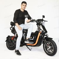 Xiaomi Ma M2 Pro MAX 60V30A baterai 1500W Motor, skuter listrik ban Off-road musim dingin 12"