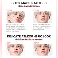 Fard à joues liquide hydratant personnalisé 6 couleurs, fond de teint éclatant pour le visage et les joues, fard à joues scintillant, marque privée, vente en gros