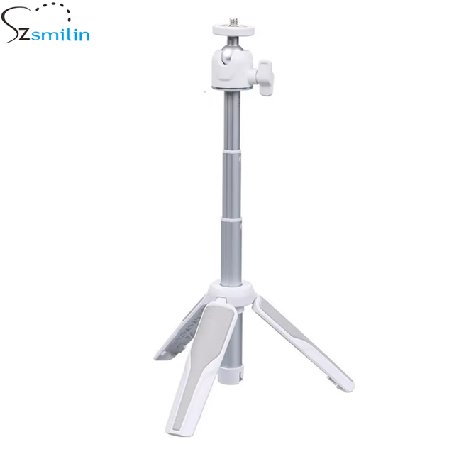 Szsmilin Mini Pocket Selfie Stick with White Extension Pole Tripod Stand Handle Grip