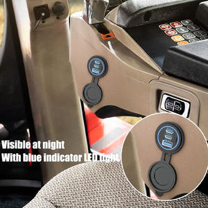 <span class=keywords><strong>Chargeur</strong></span> de voiture multi-ports <span class=keywords><strong>12V</strong></span>/24V 100W QC3.0 PD USB A+C, prise de charge rapide pour bateaux marins, camions, <span class=keywords><strong>camping</strong></span>-cars - Product Image 3