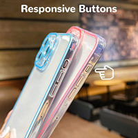 Veilleuse lumineuse TPU coque de téléphone souple pour iPhone 15 14 13 téléphone portable fluorescent et accessoires pour iPhone 15 16 Pro étui