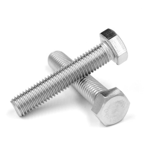 Tornillo de titanio M10x70 S43100 Acero inoxidable 314 UNS S30451 1,4547 DIN933 Perno en Inconel 718 - Product Image 1