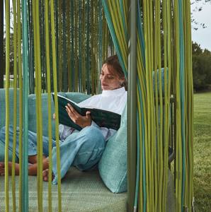 Ensemble de chaises en rotin d'extérieur au design moderne pour hôtel, accessoires de photographie de mariage, lit de repos grand format tendance pour cour et terrasse - Product Image 5