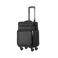 Valise à roulettes en tissu Oxford, grande capacité, pour maquillage professionnel, trousse de beauté, boîte à cosmétiques