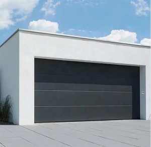 <span class=keywords><strong>Porte</strong></span> <span class=keywords><strong>de</strong></span> <span class=keywords><strong>garage</strong></span> sectionnelle en verre trempé avec cadre en aluminium noir électrique, <span class=keywords><strong>prix</strong></span> <span class=keywords><strong>de</strong></span> gros, acier galvanisé, villa moderne, application - Product Image 5
