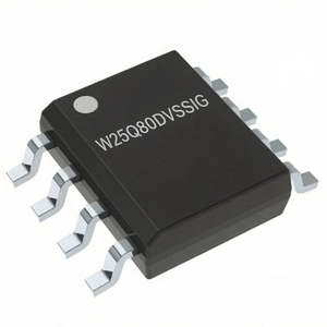 Memoria Flash SPI NOR W25Q80DVSSIG de 8M Bytes, 104MHz Quad SPI SOP-8, Bajo Consumo y Alta Velocidad para Almacenamiento de Código Integrado - Product Image 1