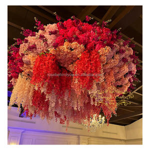 Suspensions de glycines artificielles de haute qualité, plantes en soie, fleurs décoratives pour <span class=keywords><strong>plafond</strong></span>, pour <span class=keywords><strong>mariage</strong></span>, remise de diplômes, fête des mères, événements décoratifs - Product Image 5