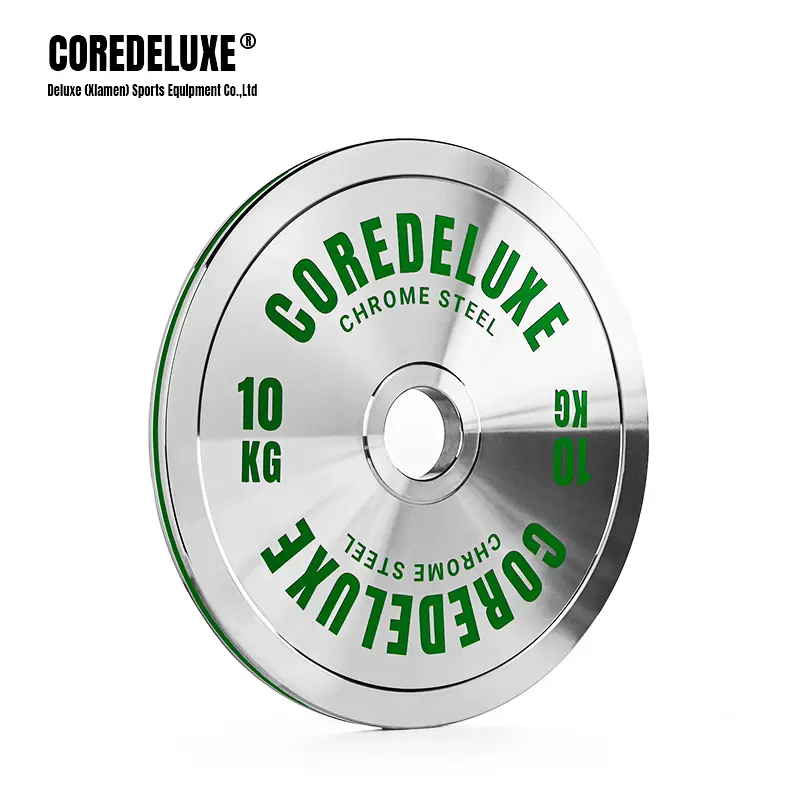 COREDELUXE sports gym equipment fitness   body building fitness equipment chrome powerlifting plates