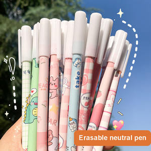 Longor ful Regin field Kawaii Süße Cartoons Neutraler lösch barer Stift 0,5mm blaue Gel schreiber Schul bürobedarf Kinder briefpapier - Product Image 5