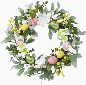 DAMAI Wholesale Easter Decor Artificial Egg Vine Garland - Faux Rattan <b>Wall</b> Hanging Supplies for Home Hotel Indoor Decoration - Product Image 6