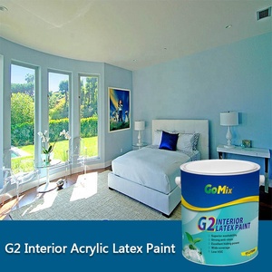 <span class=keywords><strong>Peinture</strong></span> <span class=keywords><strong>acrylique</strong></span> <span class=keywords><strong>latex</strong></span> GoMix pour usage intérieur/extérieur, résistante aux UV, anti-moisissure, imperméable, durable, lavable, pour rouleaux, pinceaux et pulvérisateurs - Product Image 3