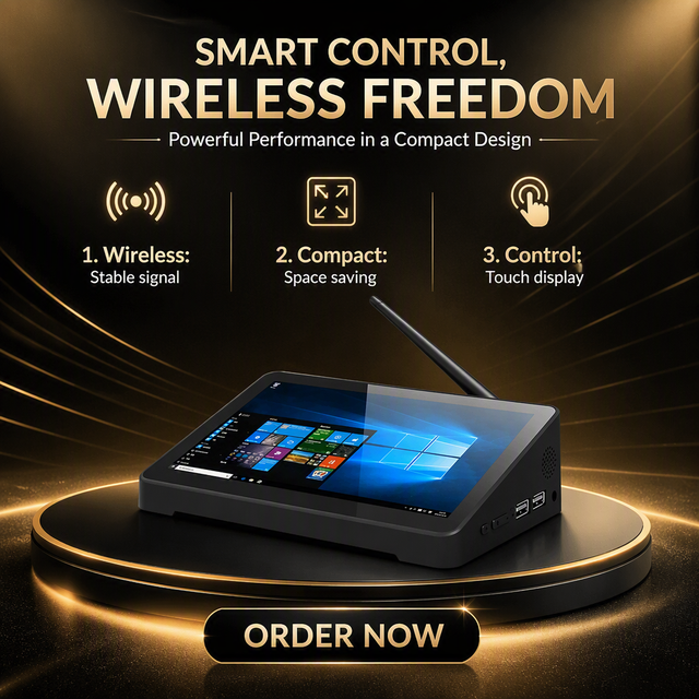 2026 Stock 7" Windows Tablet PC Intel Z8350 1280*800 2GB RAM 64GB Storage Dual Camera RJ-45 USB New WiFi Rugged Business Use