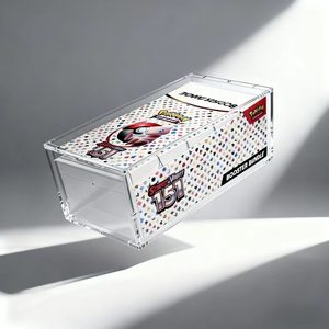 <span class=keywords><strong>Caja</strong></span> Acrílica para <span class=keywords><strong>Cartas</strong></span> Pokémon TCG, Paquete <span class=keywords><strong>Grande</strong></span> de Sobres, <span class=keywords><strong>Caja</strong></span> de Exhibición Magnética de Alta Definición y <span class=keywords><strong>Caja</strong></span> Protectora - Product Image 5