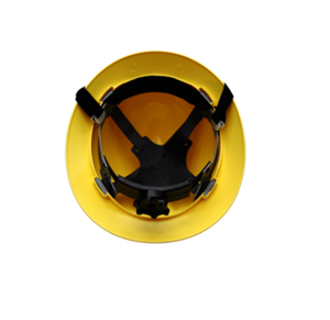 ホワイトHDPEフルブリムVガード産業安全ヘルメットチンストラップ付き - Product Image 3