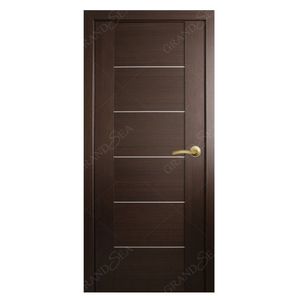 Puerta de Madera Sólida de Nuevo Diseño a Buen Precio, Puerta Interior de Madera - Product Image 5