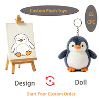 Porte-clés en peluche personnalisé de haute qualité, mignon et doux, mini-animaux en peluche, vente en gros de porte-clés en peluche