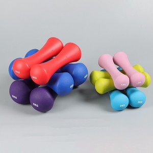 Set di <span class=keywords><strong>manubri</strong></span> colorati a forma di osso in neoprene per allenamenti efficaci <span class=keywords><strong>e</strong></span> uso domestico - Product Image 1