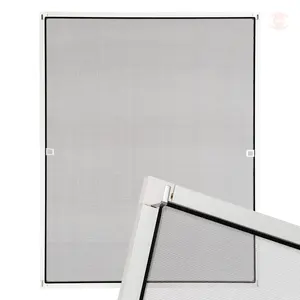 Customized Diy Fly Screen Window Easy Fit Aluminum Frame Insect Screen Window