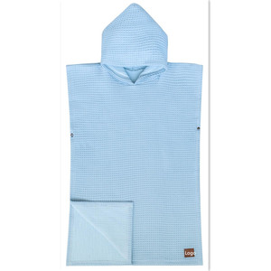 Peignoir <span class=keywords><strong>de</strong></span> <span class=keywords><strong>bain</strong></span> à capuche en mousseline <span class=keywords><strong>de</strong></span> coton gaufré pour filles, double couche, serviette <span class=keywords><strong>de</strong></span> grande taille, <span class=keywords><strong>poncho</strong></span> portable pour enfants et plage - Product Image 5