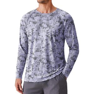 Camisa Ligera de Manga Larga para Hombre con Protección Solar UPF 50, Color Gris, para Pesca, Senderismo y Ejercicio - Product Image 1