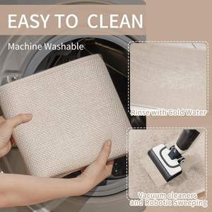 Tapis de sol de cuisine, longue bande rectangulaire, antidérapant, lavable, absorbant l'huile, pour restaurant, cuisine, couleur unie - Product Image 3