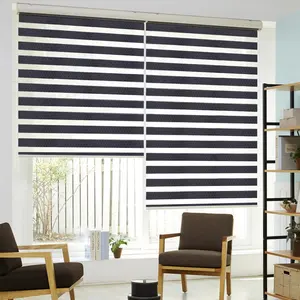 Zebra Roller Curtains Sun Shading Motorized Zebra Blinds And Shades For Office Windows Coverings