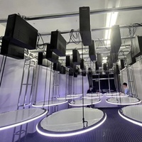 Disques télescopiques dmx, pour installation de lumière cinétique