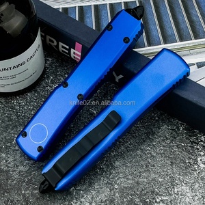 UTX-85 Blue Outdoor Pocket Knife MT <b>Camping</b> <b>Multi</b> Functional Industrial Hunting Fishing EDC <b>Tool</b> Portable Daily Knife - Product Image 4