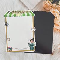 Tableau d'écriture magnétique personnalisé, tableau blanc avec bloc-notes, carnet de notes avec notes adhésives, tableau de dessin, tableau de notes pour réfrigérateur
