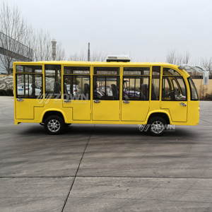 Durable Electric Sightseeing Bus Heavy Duty Frame 14 <b>Passengers</b> Fast Charging Smooth Ride for Resort & Hotel Shuttle Services - Product Image 3