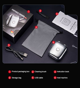 Afeitadora eléctrica íntima alimentada por USB, máquina <span class=keywords><strong>de</strong></span> <span class=keywords><strong>afeitar</strong></span> <span class=keywords><strong>de</strong></span> inteligencia para hombres, Kit <span class=keywords><strong>de</strong></span> afeitadora rotativa con juego <span class=keywords><strong>de</strong></span> barba impermeable IPX7 - Product Image 5
