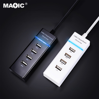 Nouveau Hub USB 3.0 Plug and Play, USB3.0 vers USB3.0, 3*USB2.0, Adaptateur Type A, jusqu'à 5 Gbps, Hub de Données Portable pour PC, Ordinateur Portable Windows
