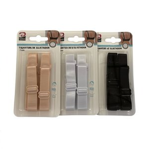 Tirantes de Sujetador de Spandex de 15 mm para Niñas, Colores Variados (Negro, Blanco, Nude) - Product Image 3