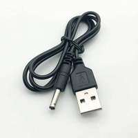 Kabel Daya Jack Barel 5 V DC, USB Ke 3.5 Mm 2.1Mm 5 Volt, Kabel Daya USB Daya DC 1M