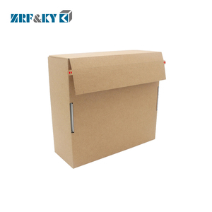 Biểu Tượng Tùy Chỉnh In Nâu Kraft <span class=keywords><strong>E</strong></span> Sáo Maup up up Vận Chuyển Giấy Sóng Hộp Bưu Phẩm Với Logo Riêng Của Bạn - Product Image 3