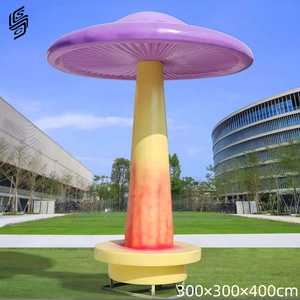 Large Resin <strong>Mushroom</strong> Seat Sculpture Garden <strong>Mushroom</strong> Sculpture <strong>for</strong> Park <strong>Decoration</strong> - Product Image 1