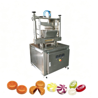Petite machine à bonbons sur tige, déposeuse semi-automatique de bonbons gélifiés pour la production de bonbons durs et de bonbons vitaminés