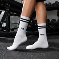 Chaussettes de sport personnalisées avec logo pour la remise en forme, l'entraînement et les exercices