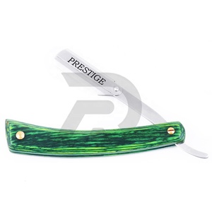 Prestige rasoir unique lame en acier inoxydable rasoir de sécurité pour hommes manche en bois support cheveux rasage Bikini corps rasage barbiers - Product Image 6