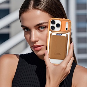 Funda Magnética Transparente para Teléfono Móvil, Compatible con iPhone 17, 11, 12, 13 Pro Max, 14, 15, 16 Plus, 17 Air, con Ranura para Tarjetas, Antigolpes - Product Image 3