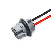 Adaptateur de douille pour ampoule LED T20 7440 W21W WY21W, connecteur de douille pour éclairage LED, faisceau de câblage pour éclairage latéral de stationnement LED