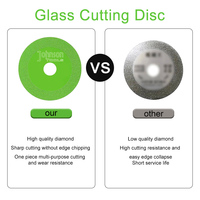 Disque de coupe diamant brasé sous vide de 100mm, lames de scie pour verre en porcelaine et Jade