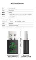 Carte Réseau Sans Fil Externe USB 2.0 Double Bande AX900 300 Mbps WiFi pour Ordinateur de Bureau et Portable Combo 5.4 en Stock