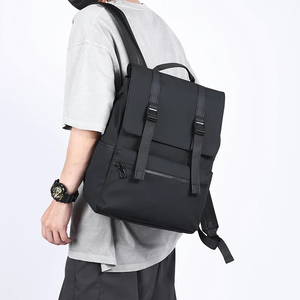 Mochila de cuero PU para hombre, mochila para ordenador portátil de negocios de calidad de lujo, maletín de viaje elegante, mochilas para hombre - Product Image 2